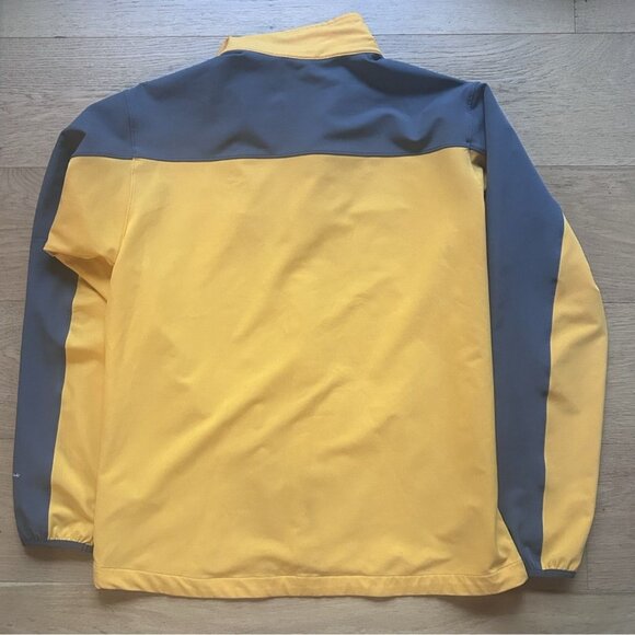 Columbia Omni Shield Jacket Men's Size Medium Full Zip Yellow Zip Pockets - Picture 6 of 8